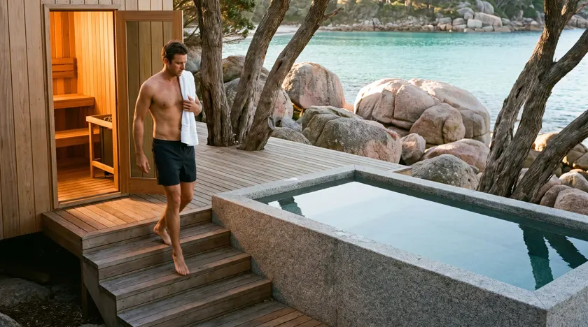 From the sauna door to the cold plunge — Seychelles
