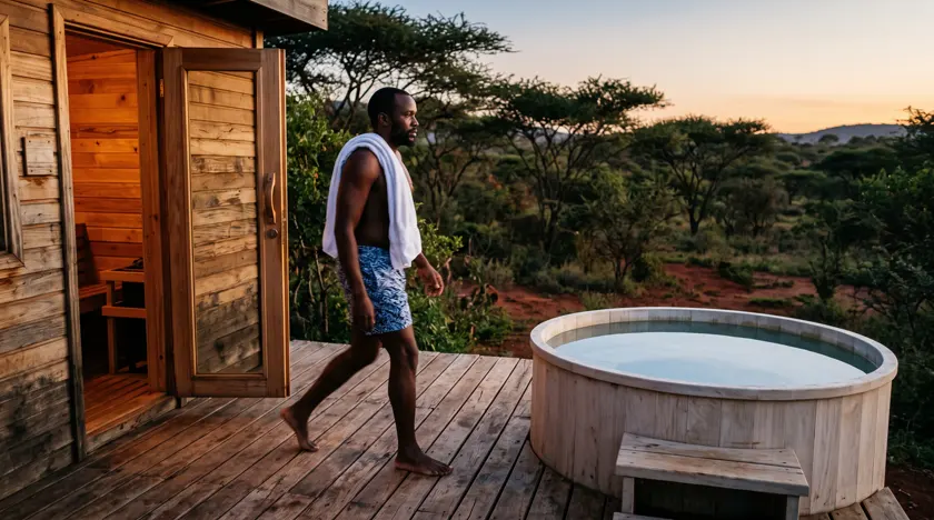 From the sauna door to the cold plunge — Kenya