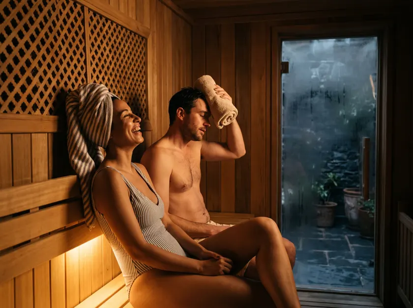 In the sauna — Morocco