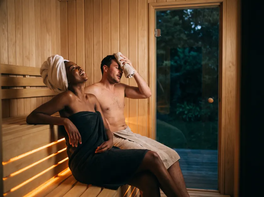 In the sauna — South Africa