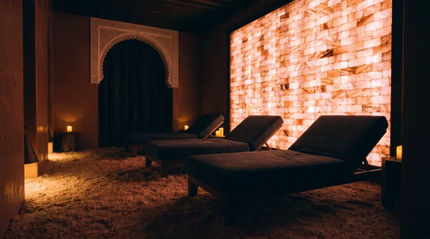 Halotherapy salt room — Morocco