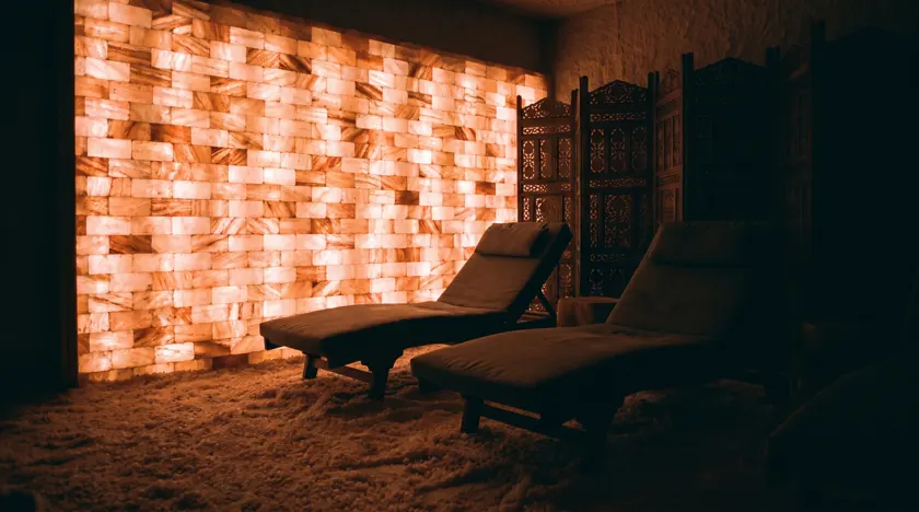 Halotherapy salt room — Tanzania