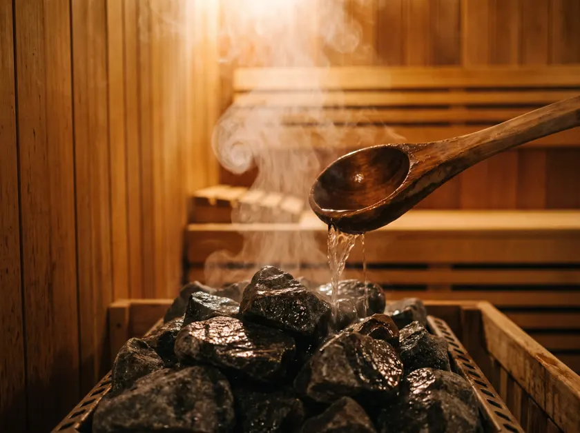 Löyly: water on hot stones — Morocco