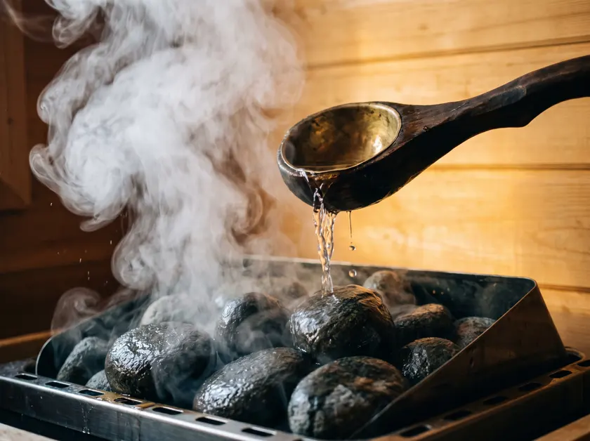 Löyly: water on hot stones — Nigeria