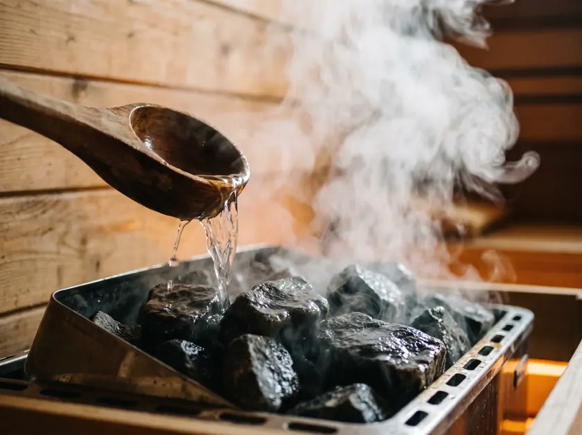 Löyly: water on hot stones — Tanzania