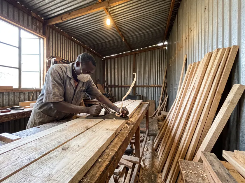 Our joinery on Mombasa Road, Nairobi