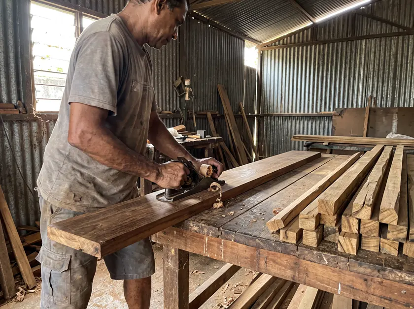 Our joinery in Pailles, Mauritius