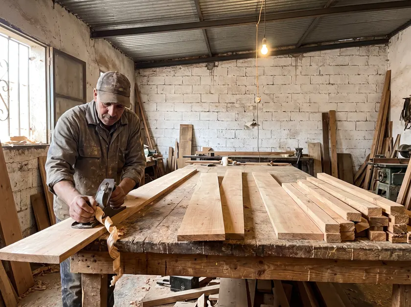 Our joinery in the Sidi Ghanem industrial quarter, Marrakech