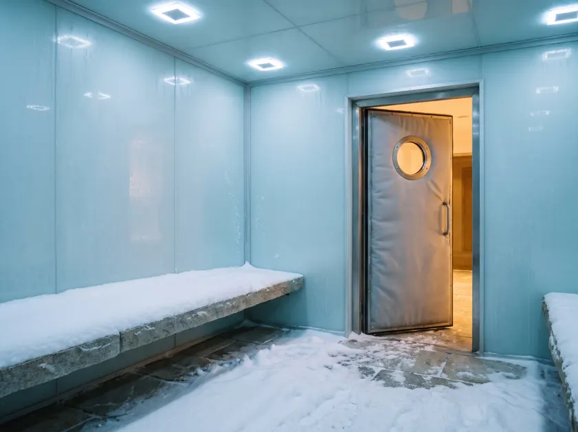 Snow room for a resort spa — Morocco