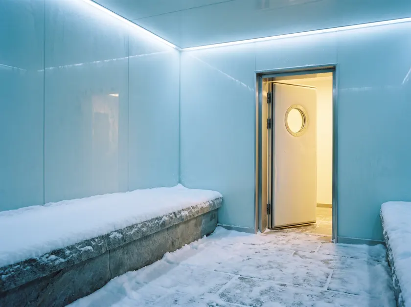 Snow room for a resort spa — Mauritius
