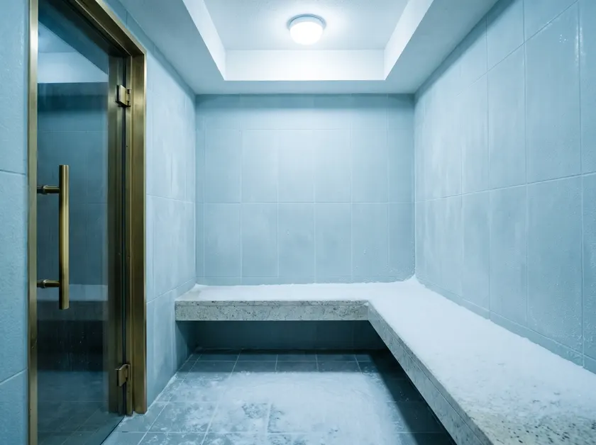 Snow room for a resort spa — Seychelles