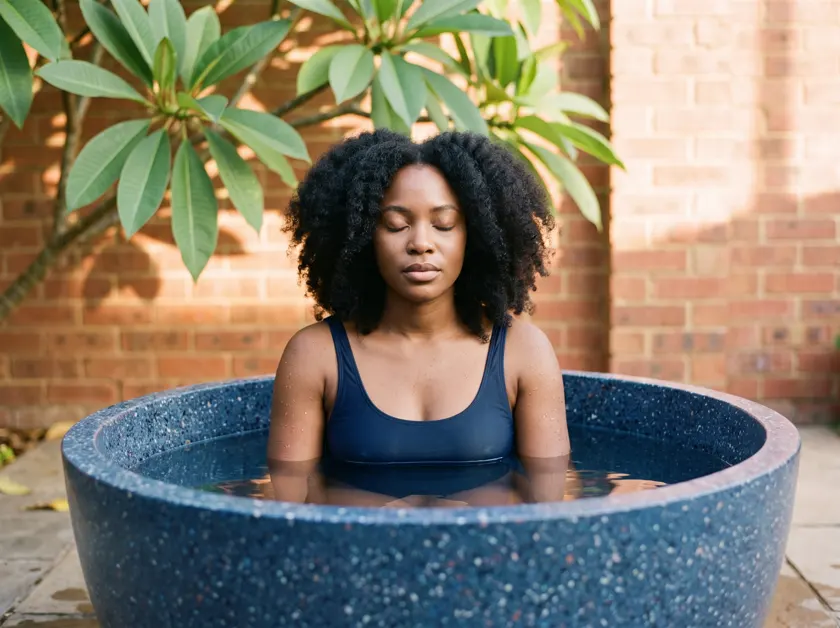 Chest-deep in cold water — Nigeria